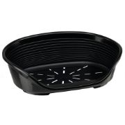Снимка на Ferplast Siesta Deluxe 10 black  - пластмасово легло за котки и кучета черен цвят 93,5 Х 68 Х 28,5 см с включен дюшек 1