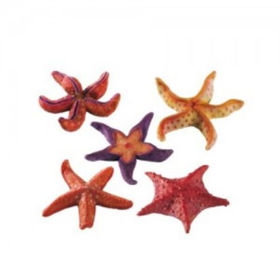 Снимка на Ferplast - Marine stars - Декорация за аквариум във форма на морска звезда, - опаковка 1 брой, 9 x 9 x h 2,5 см.