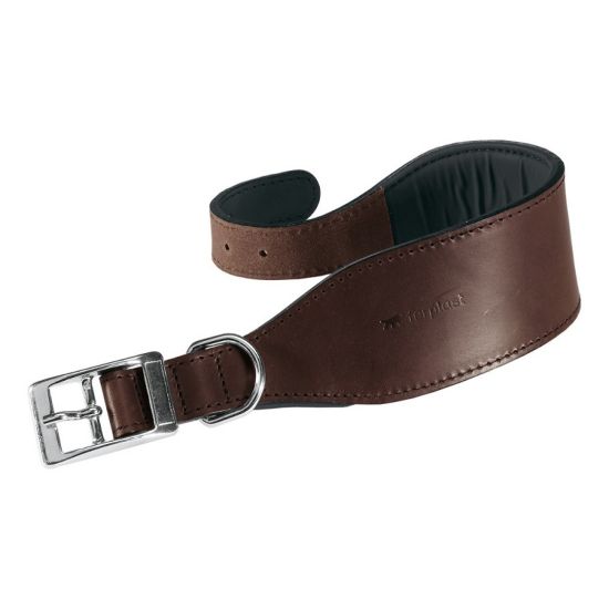 Снимка на Ferplast Vip CW Brown Collar - Регулируем кожен нашийник/широк/ за кучета с обиколка на врата 32-39 см.
