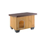 Снимка на Ferplast Baita 80 - Дървена къща за кучета, 95,5 x 65 x h 65,5 см. 1