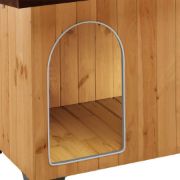 Снимка на Ferplast Baita 80 - Дървена къща за кучета, 95,5 x 65 x h 65,5 см. 4