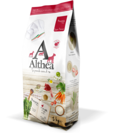 Снимка на Althea Energy Dog - Пълноценна храна за кучета с високи енергийни нужди с агнешко, говеждо, пилешко и сьомга, 15 кг.