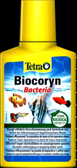 Снимка на Tetra Aqua Biocoryn предотвратява натрупването на утайки, неприятни миризми и образуването на замърсители - 100 мл
