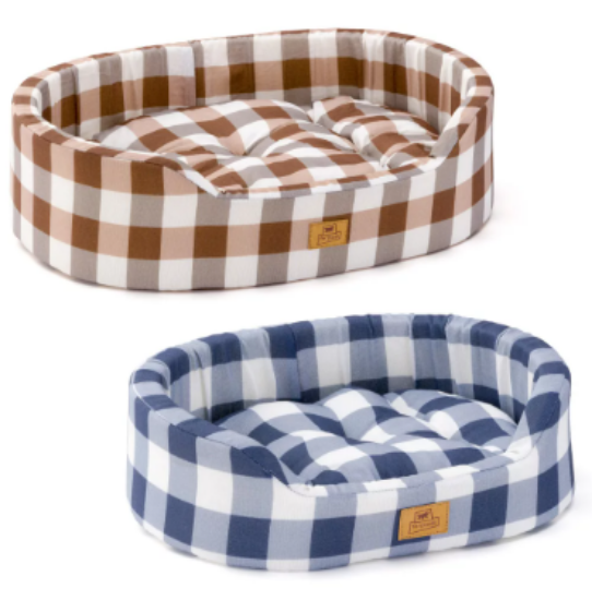 Снимка на Ferplast Dandy C - Памучно овално легло за кучета и с подвижна възглавница, 80 х 55 х 20см./два модела