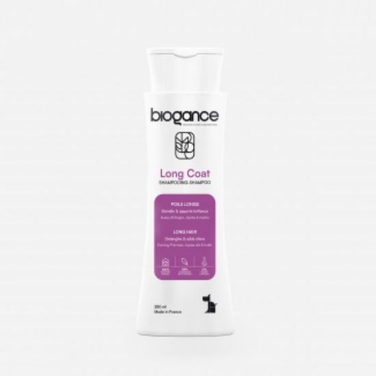 Снимка на Biogance Long coat shampoo -Шампоан за дългокосмести кучета 250 мл.