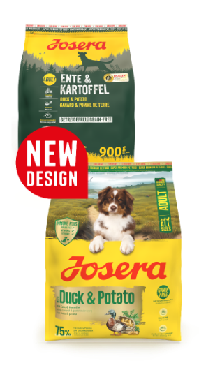 Снимка на Josera Duck & Potato – беззърнева суха храна с патица и картофи за кучета, 12.5 кг