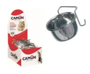 Снимка на ПРОМО комплект за гризачи – метална купичка 150 мл + метална стойка за сено 3