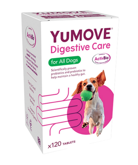 Снимка на Lintbells YuDIGEST – Висококачествен пробиотик ,овкусени таблетки за кучета с чувствителна храносмилателна система 120 таблетки