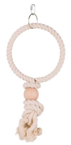 Снимка на Trixie Rope Ring - Въжен пръстен за папагали 24 см