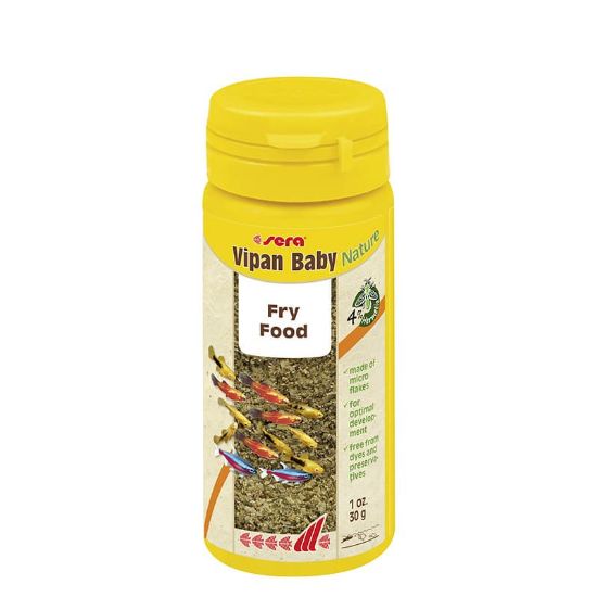 Sera Vipan Baby Nature - Пълноценна храна за малки рибки под 4 см.
