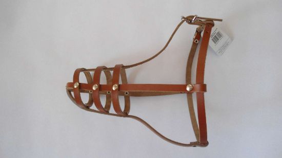 Миазоо - Намордник за доберман от телешка кожа