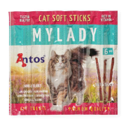 Antos My Lady - Котешко лакомство, без зърно, пръчици с агне и пуйка, 3 пакета х пръчици (30 гр. ) 1