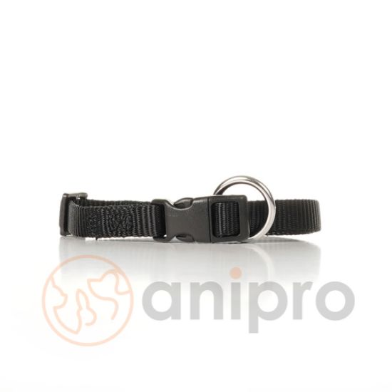 Миазоо -Нашийник за кучета от изкуствена лента Спорт+ ,20мм/ 40-55см - черен
