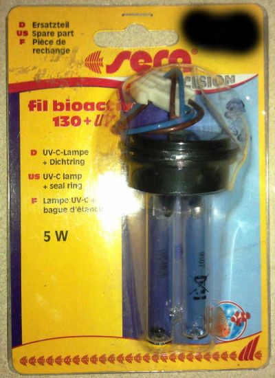 Sera-Резервна UV лампа за външен филтър sera fil + UV 250 и 400