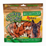 Antos Chicken D'light Drumsticks-Кучешко лакомство бутчета с пилешко месо 400 гр 1