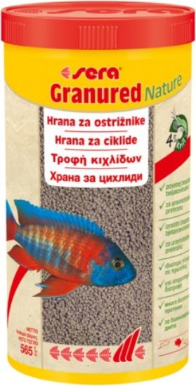 Sera Granured Nature - Храна за цихлиди 250 мл.
