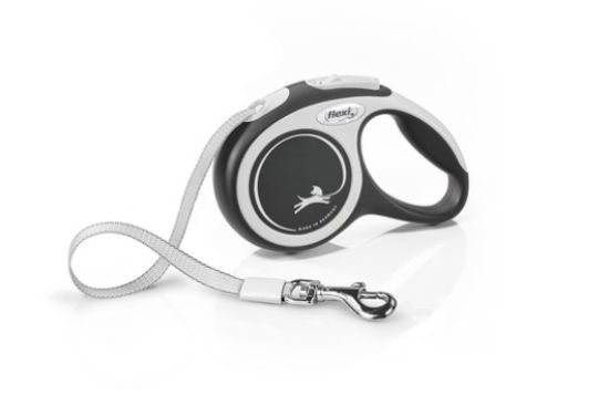 Flexi Comfort М -Автоматичен повод за кучета- 5м лента, до 25кг, черно