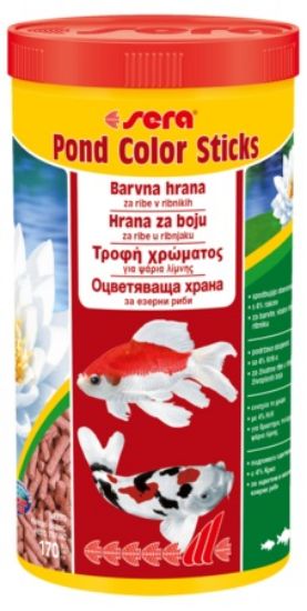 Sera color sticks - Храна за златни и студеноводни риби, подсилва цветовете 3800 мл.