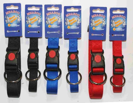 Миазоо - Регулируем нашийник за кучета Спорт+ със заключващ механизъм 20мм/40-55см червен