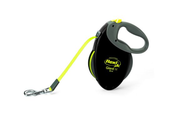 Flexi Giant Neon Medium - Автоматичен повод за кучета до 25 кг.8 метра лента