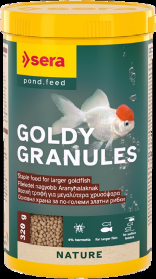 Sera Goldy Gran Nature- Храна за златни рибки,топ качество - 1000 мл.