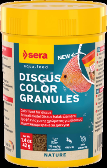 Sera Discus Nature - Пълноценна храна за всички дискуси и други цихлиди, 100 мл.