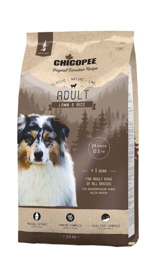 Chicopee Classic Nature Adult-Храна за кучета над 12 месеца с агне и ориз 2 кг.