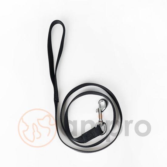 Миазоо - Повод за кучета , изкуствена лента 2.0/120 см. черен