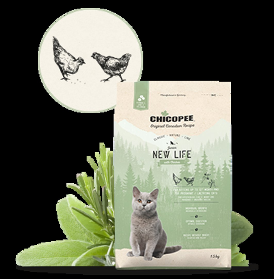 Chicopee Classic Nature Line Kitten-Суха храна за котки до 12 месеца, с пилешко месо 1.5 кг.