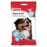 Beaphar Dental Sticks Small -Лакомство за кучета, дентални пръчки за свеж дъх и чисти зъби със спирулина и зелен чай 1