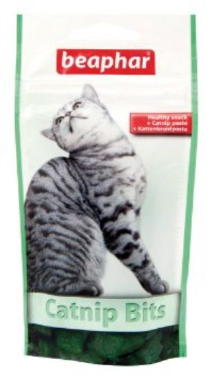 Beaphar Catnip Bits -Лакомство с витамини, хапки с котешка трева, 150 гр.