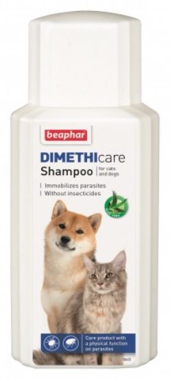 Beaphar Dimethicare - Шампоан за кучета и котки против бълхи, кърлежи, комари, пясъчни мухи и други 200 мл.