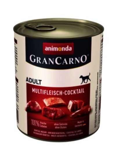 Animonda GranCarno Original Adult with Multimeatcocktail -Консервирана храна за израснали кучета с три вида месо, 400 гр