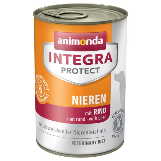 Animonda integra protect renal beef - Храна за кучета с бъбречна недостатъчност с говеждо месо, 400 гр