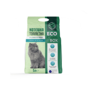 Eco Clean Box - Котешка постелка за тоалетна от дървесни фибри /на пелети/, 5 л. 1