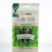 Anipro - Кучешко лакомство, дентални мини кокалчета с аромат зелен чай 84 г 1