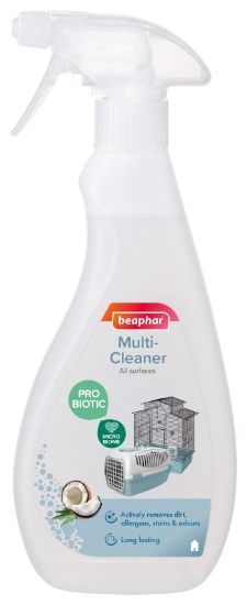 Beaphar Multi-Cleaner Probiotic - Спрей за дезинфекция с пробиотик, с аромат на кокос, 500 мл.