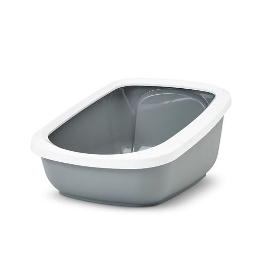 Savic Aseo Jumbo - Котешка тоалетна за едри или няколко котки, 67.5 см. х 48 см. х 28 см.