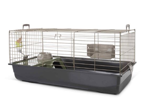 Savic Nero 3 De Lux Happy Planet - Оборудвана клетка за зайчета, 100 / 50 / 45 см.