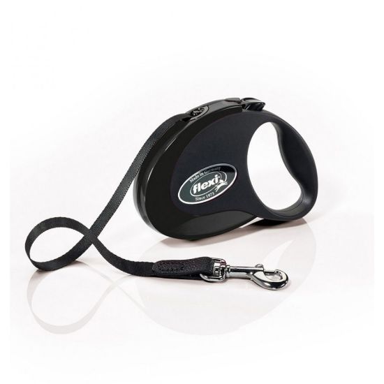 Flexi Style М - Автоматичен повод за кучета, 5 метра лента, до 25 кг, цвят - мента