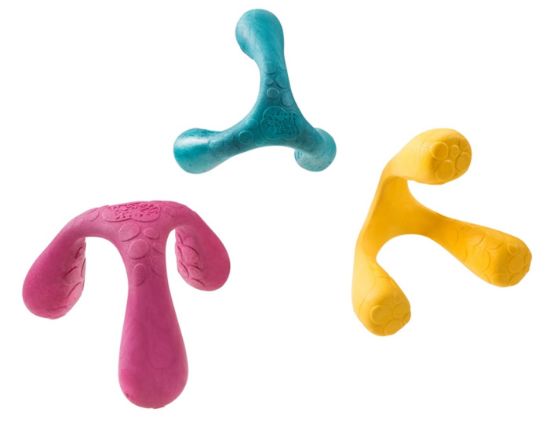 West Paw - Премиум играчка за кучета за дърпане и гонене Wox Air L 10 см, червена