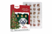 Wanpy Christmas Calendar 150 г – Коледен календар за кучета с асорти натурални месни лакомства 2