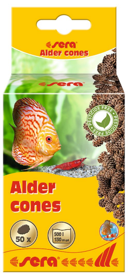 Sera alder cones - Шишарки от елша за понижаване на стойността на рН по естествен начин - 50 броя