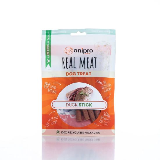 Anipro - Лакомство за кучета, меки солети с патешко - 80 гр