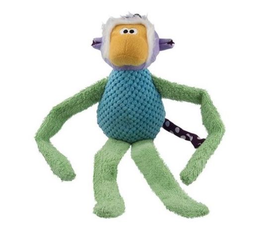 Anipro - Плюшена играчка за кучета във форма на маймуна, 25 см.