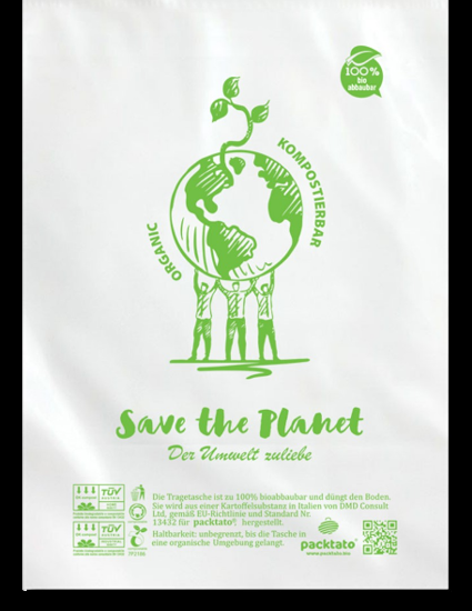 SmartPack - Биоразградими пликове за насипни храни 270х350 мм х 1000 броя