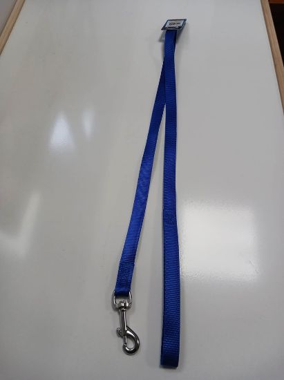 Anipro - Модерен повод за кучета 2.0/120 см от полипропиленова лента, син/черен