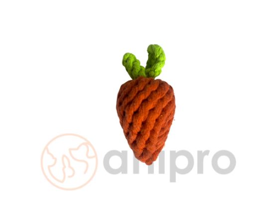 Anipro Play - Въжена играчка за кучета под формата на ягода, 8 см. 45 гр.