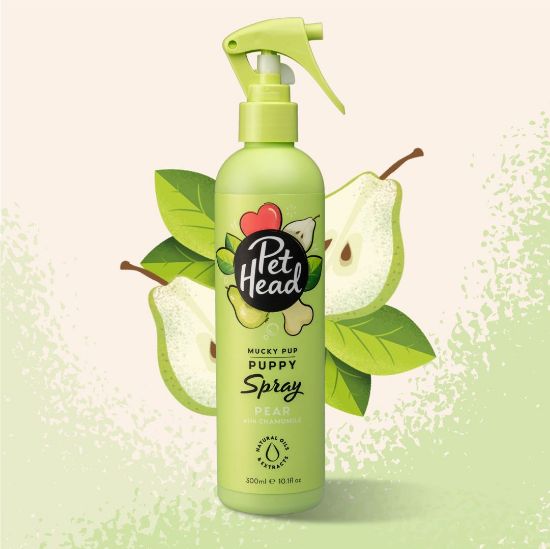 Pet Head Mucky Puppy - Спрей за подрастващи кучета с круша и лайка, 300 мл.
