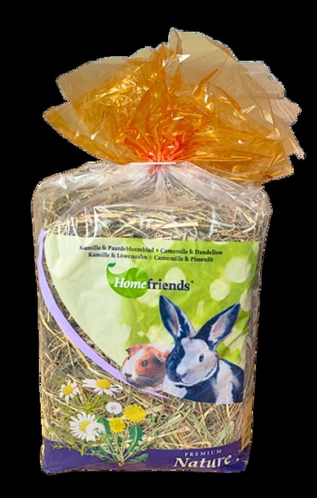 Homefriends - Ливадно сено с билки, лайка и глухарче за гризачи, 500 гр.